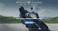Desktop Screenshot of motorcycleridingschool.com